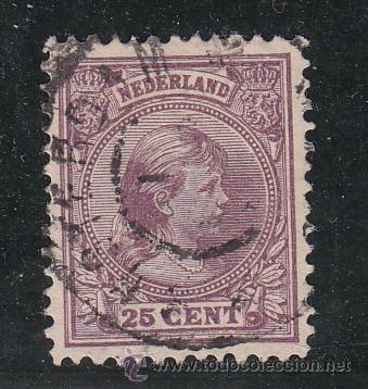 Sellos: holanda   42 usada, monarquia, bonito - Foto 1
