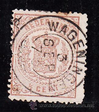 Sellos: holanda   13 usada, escudo nacional, - Foto 1