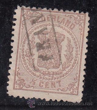 Sellos: holanda   13 usada, escudo nacional, - Foto 1