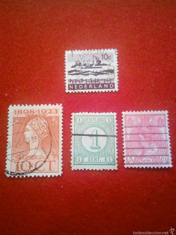 Sellos: PAISES BAJOS 4 SELLOS DISTINTOS - Foto 1