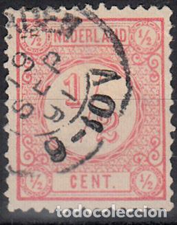 Sellos: HOLANDA 1876-94. YVERT 30 USADO. - Foto 1