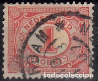 Sellos: HOLANDA 1899-1913. YVERT 66 USADO. - Foto 1
