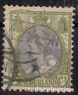 Sellos: HOLANDA 1908-1922. YVERT 78 USADO. - Foto 1