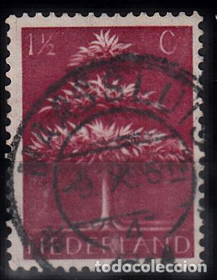 Sellos: HOLANDA 1943. YVERT 396 USADO. FLORA. - Foto 1