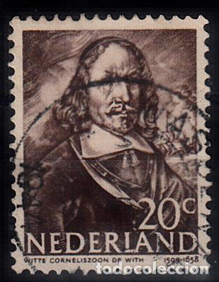 Sellos: HOLANDA 1943-44. YVERT 407 USADO. BARCOS. - Foto 1