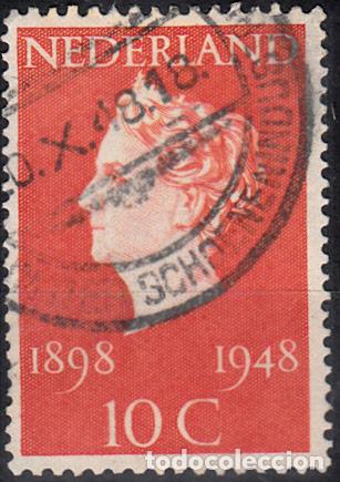 Sellos: HOLANDA 1948. YVERT 495 USADO. - Foto 1