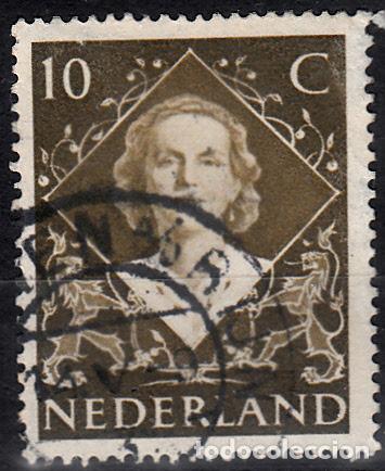 Sellos: HOLANDA 1948. YVERT 497 USADO. - Foto 1