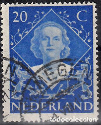 Sellos: HOLANDA 1948. YVERT 498 USADO. - Foto 1