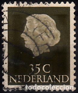 Sellos: HOLANDA 1953-67. YVERT 604A USADO. - Foto 1