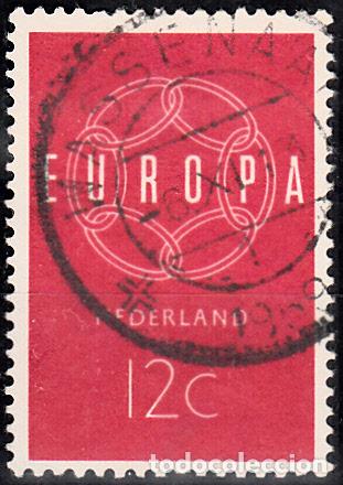 Sellos: HOLANDA 1959. YVERT 708 USADO. EOROPA. - Foto 1