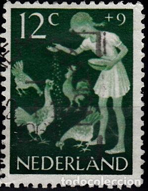 Sellos: HOLANDA 1962. YVERT 765 USADO. PRO INFANCIA. - Foto 1