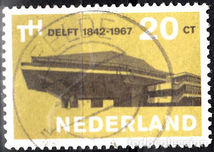 Sellos: HOLANDA 1967. YVERT 844 USADO. - Foto 1