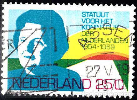 Sellos: HOLANDA 1969. YVERT 905 USADO. - Foto 1
