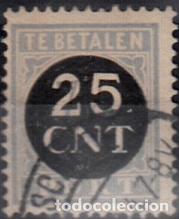 Sellos: HOLANDA 1923. YVERT TASA 72 USADO. - Foto 1