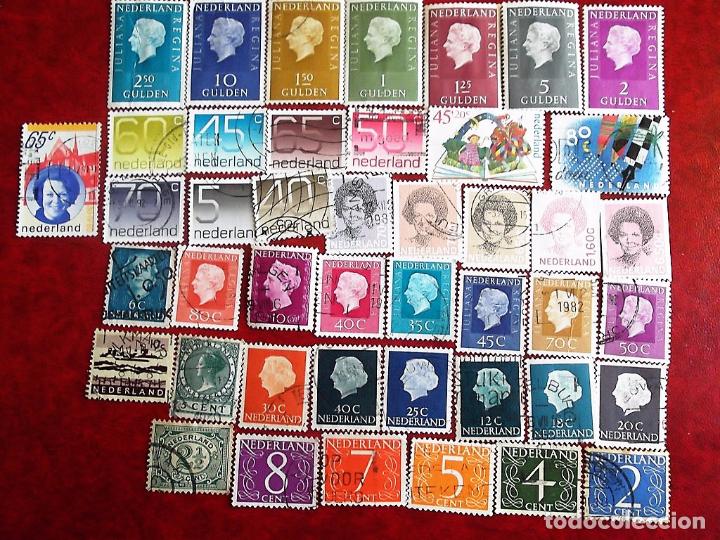 Sellos: Holanda. 43 Sellos usados diferentes. Ref: e530 - Foto 1