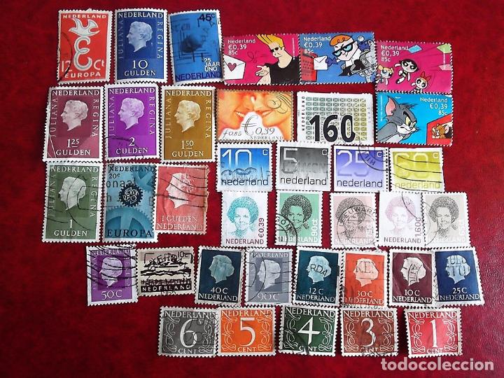 Sellos: Holanda. 37 Sellos usados diferentes. Ref: e533 - Foto 1