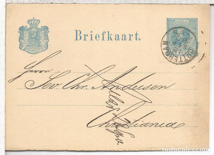 Sellos: HOLANDA ENTERO POSTAL ROTTERDAM 1880 - Foto 1