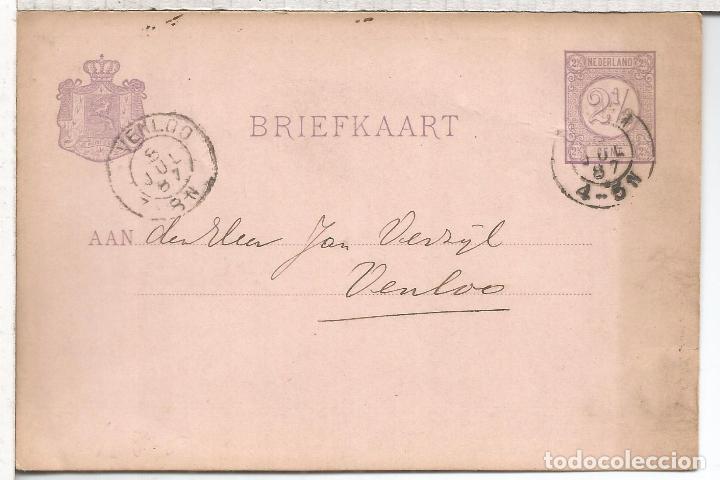 Sellos: HOLANDA ENTERO POSTAL VENLOO 1887 - Foto 1