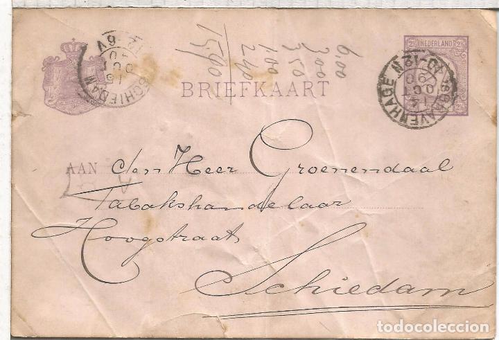 Sellos: HOLANDA ENTERO POSTAL GRAVENHAGE 1890 - Foto 1