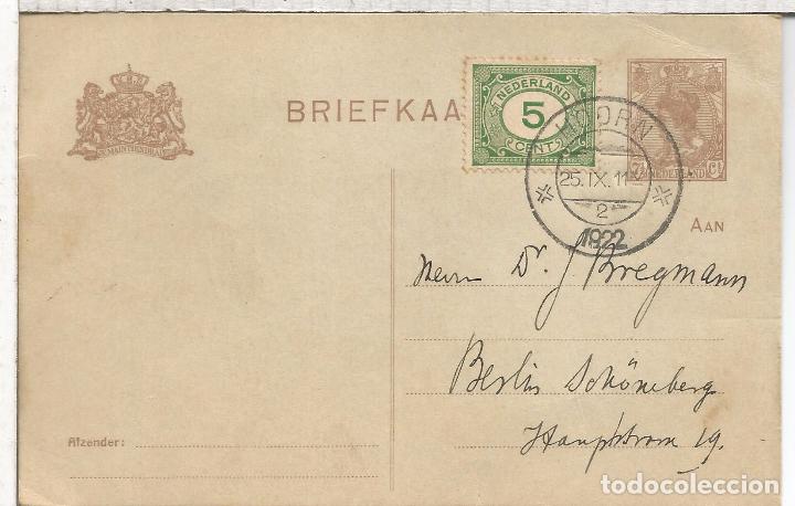 Sellos: HOLANDA ENTERO POSTAL HOORN 1911 - Foto 1