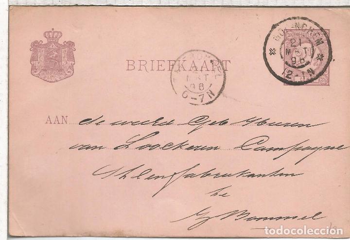 Sellos: HOLANDA ENTERO POSTAL 1896 - Foto 1