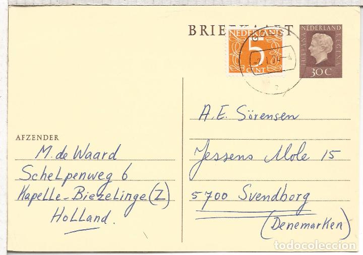 Sellos: HOLANDA ENTERO POSTAL GOES 1974 - Foto 1