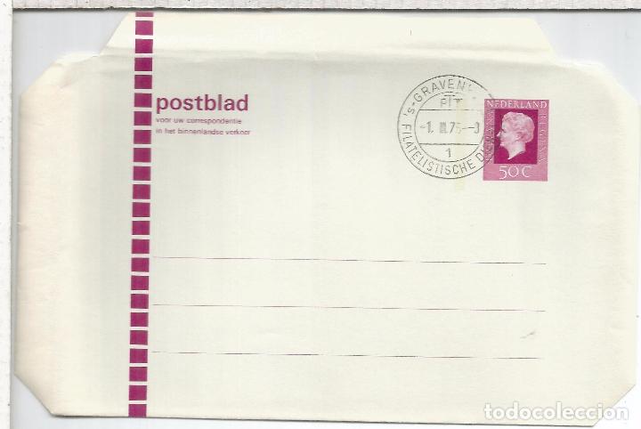 Sellos: HOLANDA ENTERO POSTAL AEROGRAMA - Foto 1