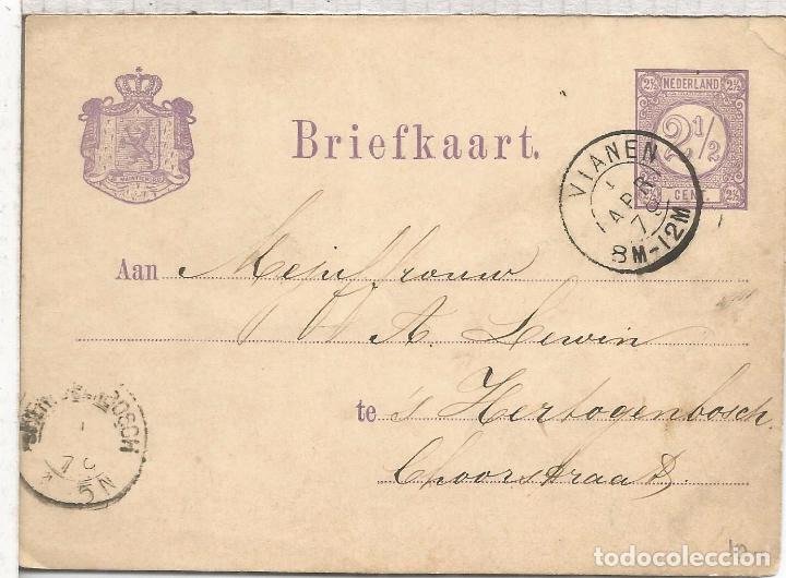 Sellos: HOLANDA ENTERO POSTAL VIANEN 1879 - Foto 1