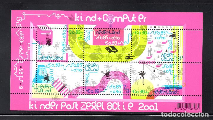 Sellos: HOLANDA HB 72** - A&Ntilde;O 2001 - PRO INFANCIA - Foto 1