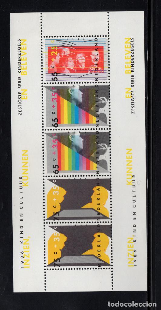 Sellos: HOLANDA HB 29** - A&Ntilde;O 1986 - PRO INFANCIA - Foto 1