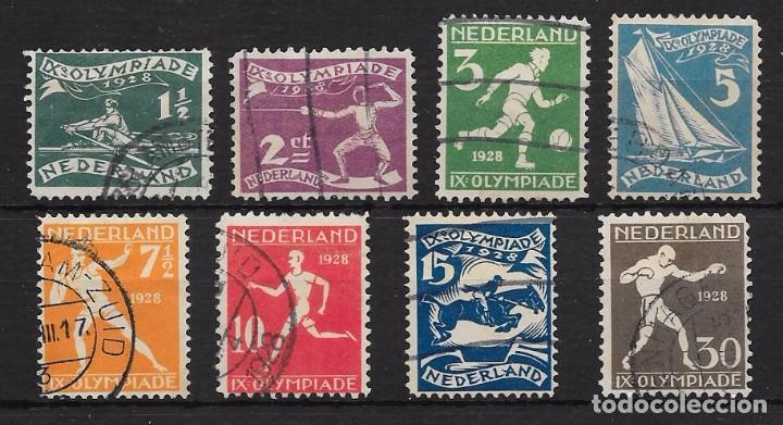Sellos: HOLANDA YVERT N&ordm; 199/206 USADA - Foto 1
