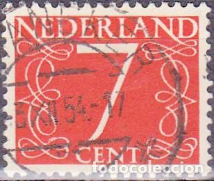 Sellos: 1953 - HOLANDA - CIFRAS - YVERT 612 - Foto 1