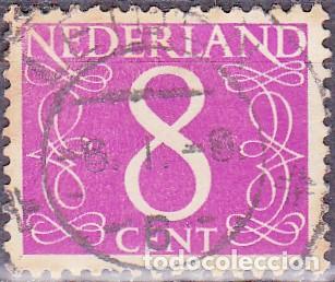 Sellos: 1953 - HOLANDA - CIFRAS - YVERT 612A - Foto 1