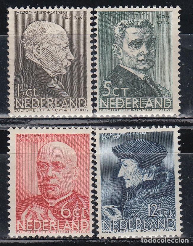 Sellos: HOLANDA, YVERT N&ordm; 282 / 285 /**/ - Foto 1