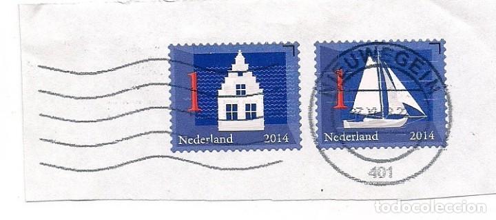 Sellos: HOLANDA 2014 - 2 SELLOS USADOS - Foto 1