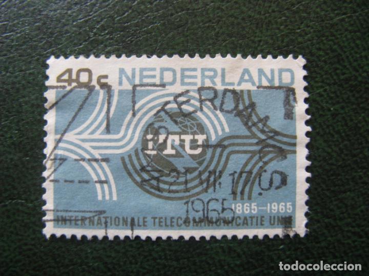 Sellos: Holanda,1965 centenario de la U.I.T., Yvert 815 - Foto 1