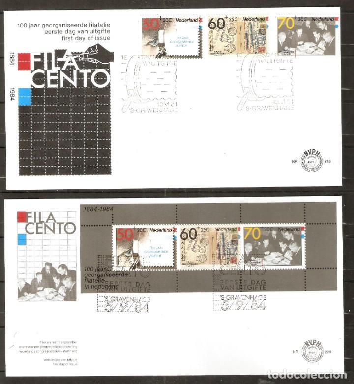 Sellos: HOLANDA.1984. FDC N&ordm; 220+a - Foto 1