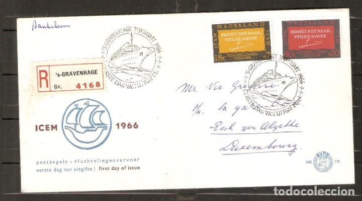 Sellos: HOLANDA.1966. FDC N&ordm; 78 - Foto 1