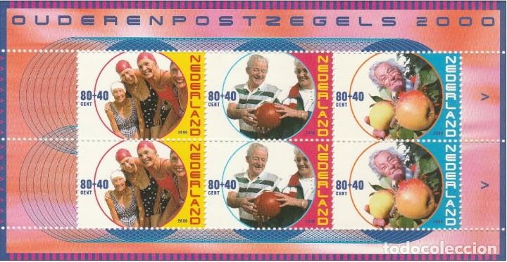 Sellos: HOLANDA 2000 - AYUDA A LA VEJEZ - YVERT BLOCK N&ordm; 64** - Foto 1