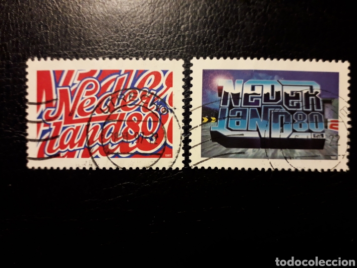 Sellos: HOLANDA. YVERT 1602/3 SERIE COMPLETA USADA. - Foto 1