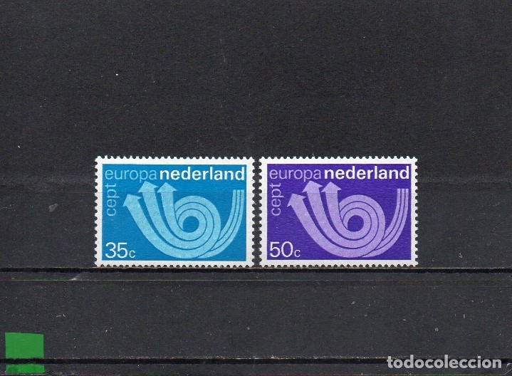 Sellos: HOLANDA 1973, YVERT 982-83, MNH-SC - Foto 1