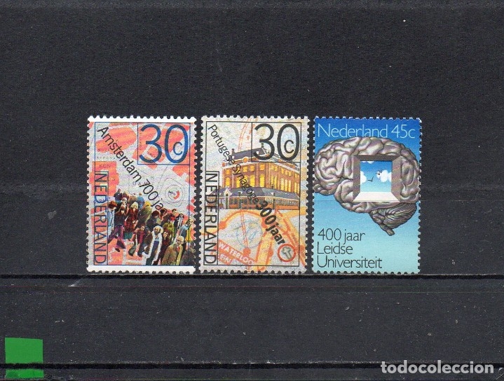 Sellos: HOLANDA 1975, YVERT 1014-16, MNH-SC - Foto 1