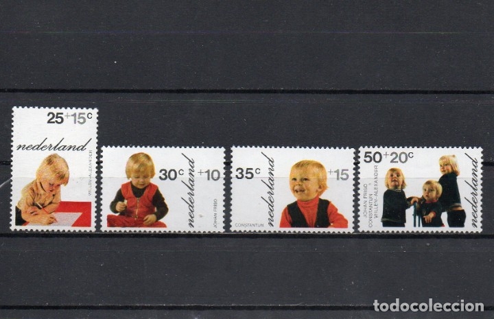 Sellos: HOLANDA 1972, YVERT 972-75, MNH-SC - Foto 1