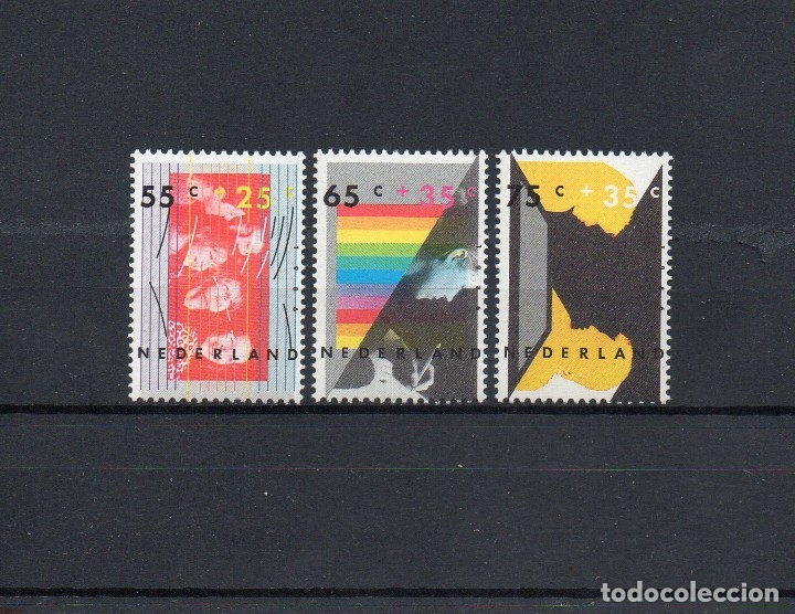Sellos: HOLANDA 1986, YVERT 1277-79, MNH-SC - Foto 1
