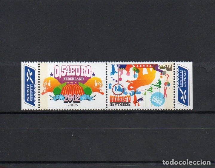 Sellos: HOLANDA 2002, YVERT 1945-46, MNH-SC - Foto 1