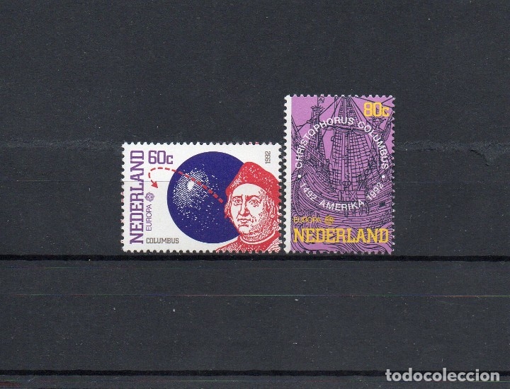 Sellos: HOLANDA 1992, YVERT 1406-07, MNH-SC - Foto 1