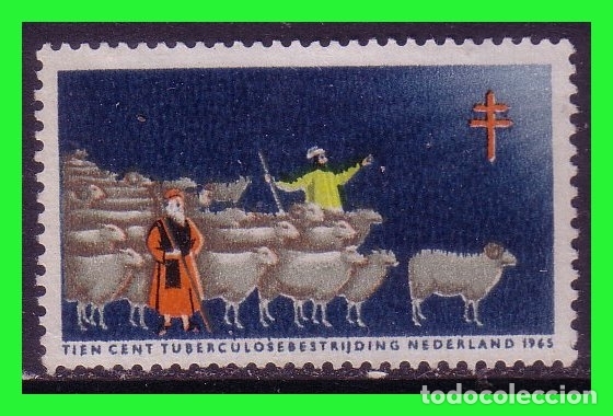Sellos: VI&Ntilde;ETA Protuberculosos 1965 Holanda (*) - Foto 1