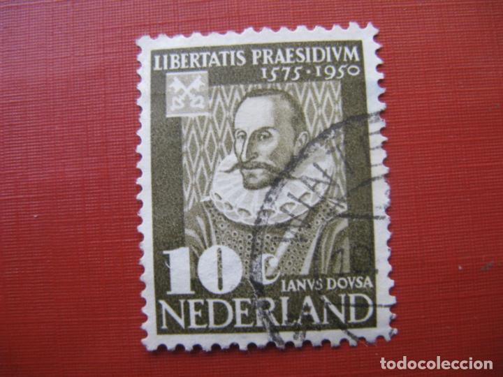 Sellos: -holanda 1950, janus dousa, Yvert 547 - Foto 1