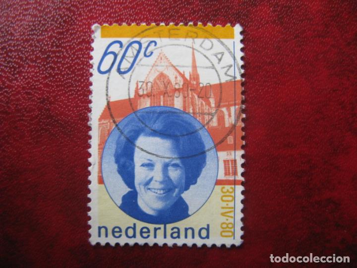 Sellos: -holanda 1980, sello usado - Foto 1