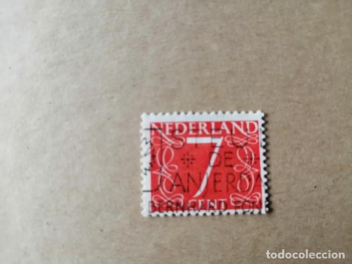 Sellos: NEDERLAND 7 CENT - CIFRAS - YVERT 612 - Foto 1